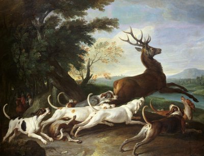 La Caza del Ciervo, 1718 de Alexandre Francois Desportes