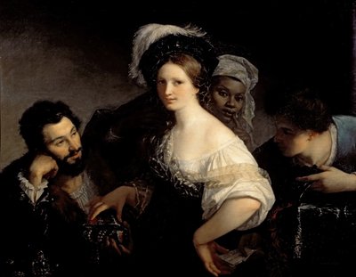 La Joven Cortesana de Alexandre Francois Xavier Sigalon