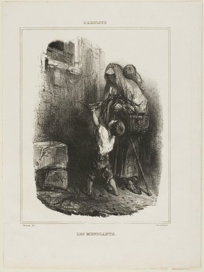 Mendigos de Alexandre Gabriel Decamps