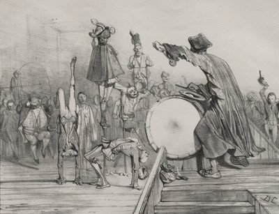 ¡Gran acróbata!, 1830-1831 de Alexandre Gabriel Decamps