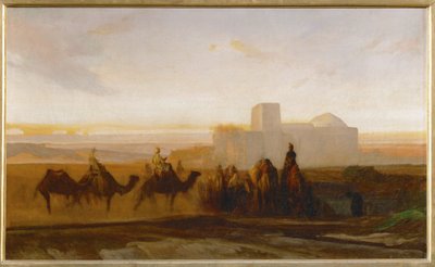 La caravane - la caravana ... de Alexandre Gabriel Decamps