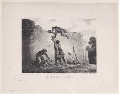 La subida, de la serie Escenas de caza, 1829 de Alexandre Gabriel Decamps