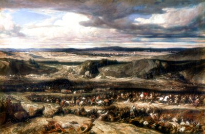 La derrota de los Cimbros, 1833 de Alexandre Gabriel Decamps