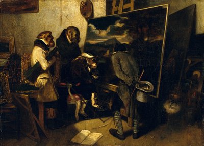 Los expertos, 1837 de Alexandre Gabriel Decamps