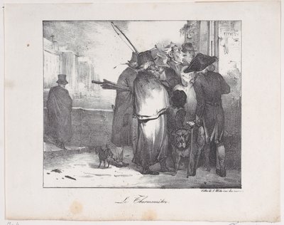 El Termómetro, 1823 de Alexandre Gabriel Decamps