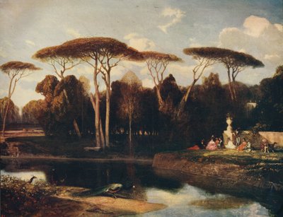 La Villa Doria - Panfili, Roma de Alexandre Gabriel Decamps