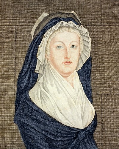 Marie Antoinette (1755-93) en la Conciergerie, después de una pintura de Alexandre Kucharski (1741-1819) de Alexandre Kucharski