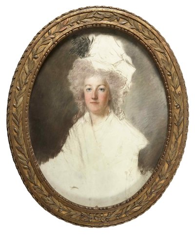 Retrato de la reina María Antonieta de Francia 1755-1793, 1791-1792 de Alexandre Kucharski