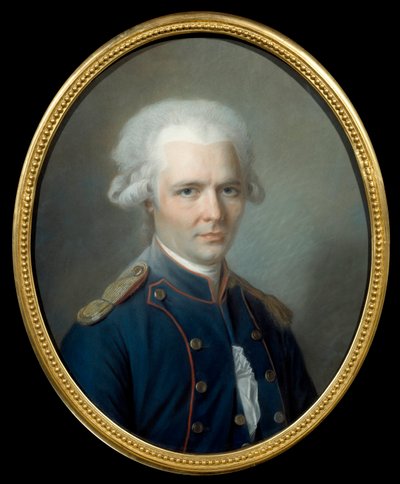 Retrato del escritor francés Pierre Choderlos de Laclos (1741-1803) de Alexandre Kucharski
