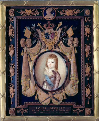 Retrato del delfín Luis XVII (1785-1795) de Alexandre Kucharski