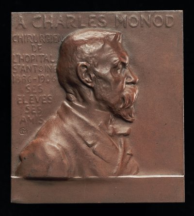 Alexandre-Charles Monod, 1843-1921, Cirujano [anverso], c. 1906 de Alexandre Louis Marie Charpentier