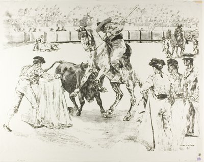 Corrida de toros de Alexandre Lunois