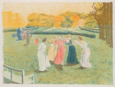 Le Colin-Maillard, 1897 de Alexandre Lunois