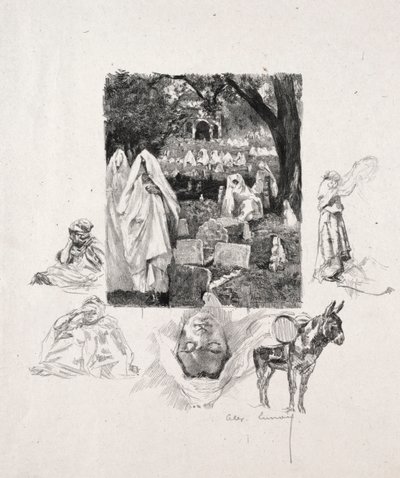 Bocetos marroquíes de Alexandre Lunois