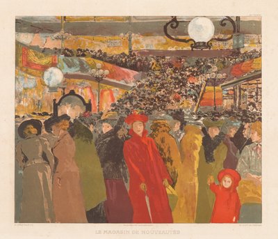 La tienda de artículos de lujo, 1902 de Alexandre Lunois