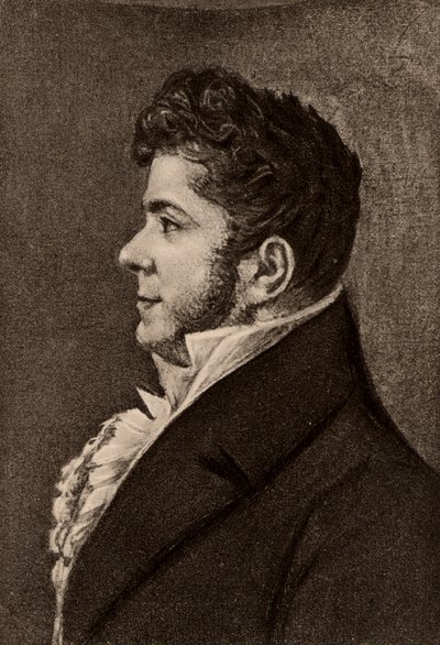 Stendhal, seudónimo de Henri Marie Beyle (1783-1842) novelista francés de Alexandre Marie Longuet