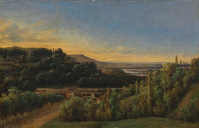View of Saint-Cloud, Near the Seine de Alexandre Pau de St. Martin