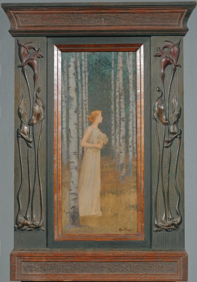 Una mujer que pasa (pintura sobre lienzo) de Alexandre Seon