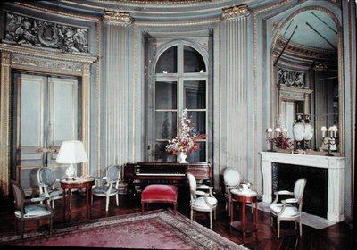 Vista del salón de Alexandre Theodore Brongniart