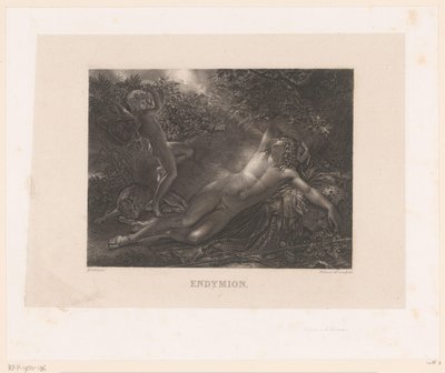 Endymion visitado por Diana
Endymion (título en el objeto) de Alexandre Vincent Sixdeniers