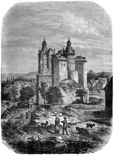 Castillo de Montbéliard, Francia, 1882-1884 de Alexandre de Bar