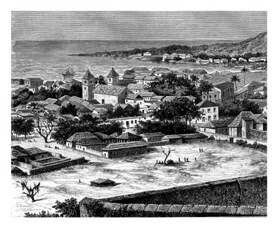 Sao Paulo, Luanda, Angola, siglo XIX de Alexandre de Bar