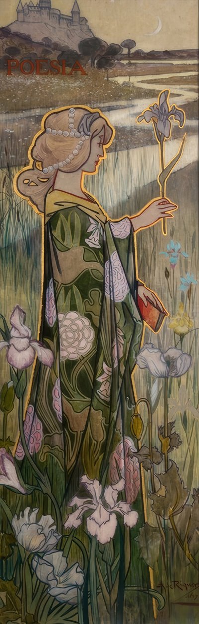 Alegoría de la poesía de Alexandre de Riquer