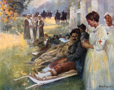Le Premier Soin, 1914 de Alexandre de Riquer