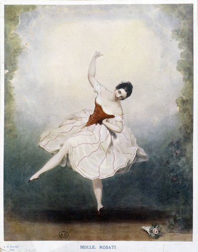 Danza clásica: la señorita Rosati en 1848 de Alexandre de Valentini