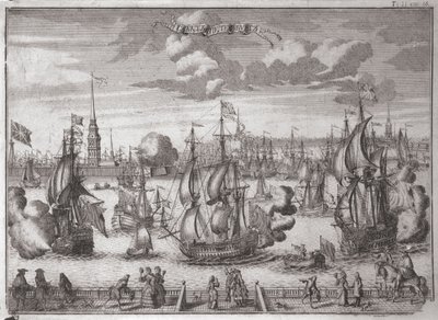 Vista de San Petersburgo, 1727 de Alexei Fyodorovich Zubov