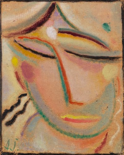 Cabeza pequeña, c. 1922 de Alexei Javlensky von