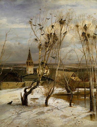 Los grajos han vuelto de Alexei Kondratievich Savrasov