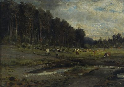 Isla Elk en Sokolniki, 1869 de Alexei Kondratyevich Savrasov