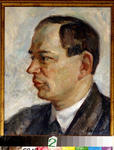 Retrato del compositor Vissarion Shebalin (1902-1963) de Alexei Nikolayevich Arzhenikov