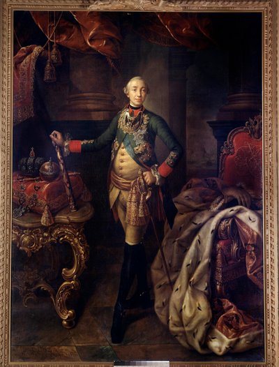 Retrato de cuerpo entero de Pedro III (1728-1762) de Alexei Petrovich Antropov