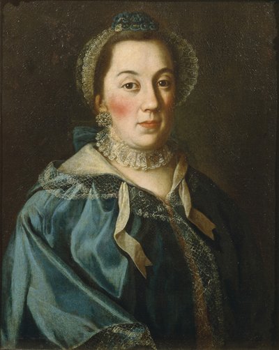 Retrato de la condesa Yelizaveta Franzevna Buturliina, 1763 de Alexei Petrovich Antropov