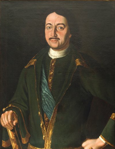 Retrato del Emperador Pedro I el Grande 1672-1725, 1758 de Alexei Petrovich Antropov