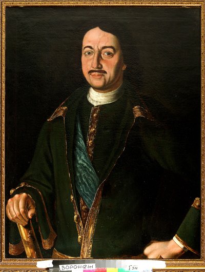 Retrato del emperador Pedro I el Grande de Alexei Petrovich Antropov
