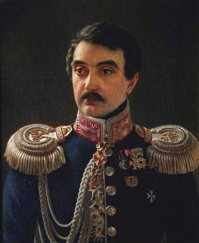 Retrato del compositor Alexis Lvov (1798-1870) de Alexei Vasilievich Tyranov