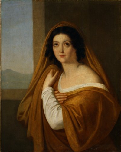 Retrato de la princesa Yevdokia Avdotya Ivanovna Golitsyna, née Izmaylova 1794-1890, 1810s de Alexei Yegorovich Yegorov