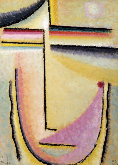 Cabeza abstracta, 1928 de Alexej von Jawlensky
