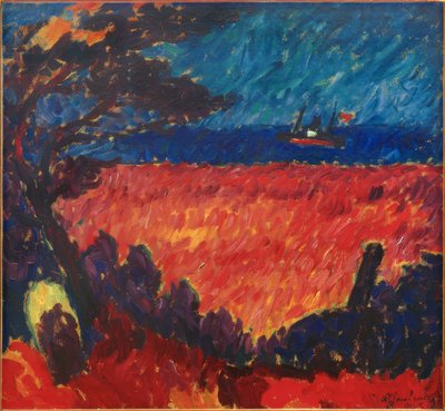En el mar Báltico de Alexej von Jawlensky