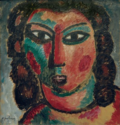 Rizos castaños de Alexej von Jawlensky