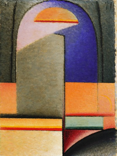 Tarde; Abend, 1929-30 de Alexej von Jawlensky