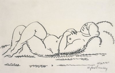 Desnudo femenino de Alexej von Jawlensky