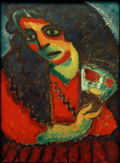Mujer con abanico de Alexej von Jawlensky