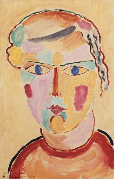 Chica, brillante en apariencia de Alexej von Jawlensky
