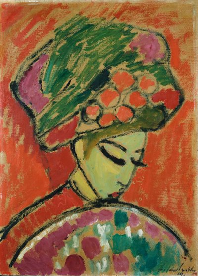 Chica con turbante de Alexej von Jawlensky