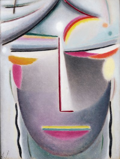 Cabeza (Buda oscuro), c.1927 de Alexej von Jawlensky