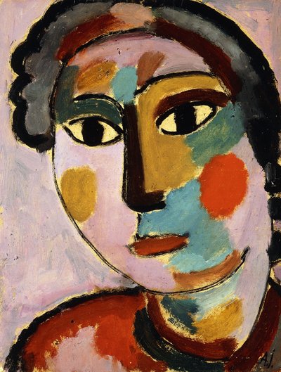 Cabeza, c.1916 de Alexej von Jawlensky